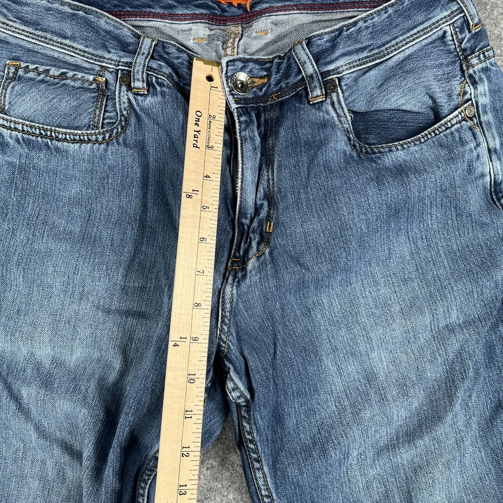 Tommy Bahama Jeans Mens 34x34 (34x29)‎ Blue Relaxed Fit Straight Leg Denim Pants